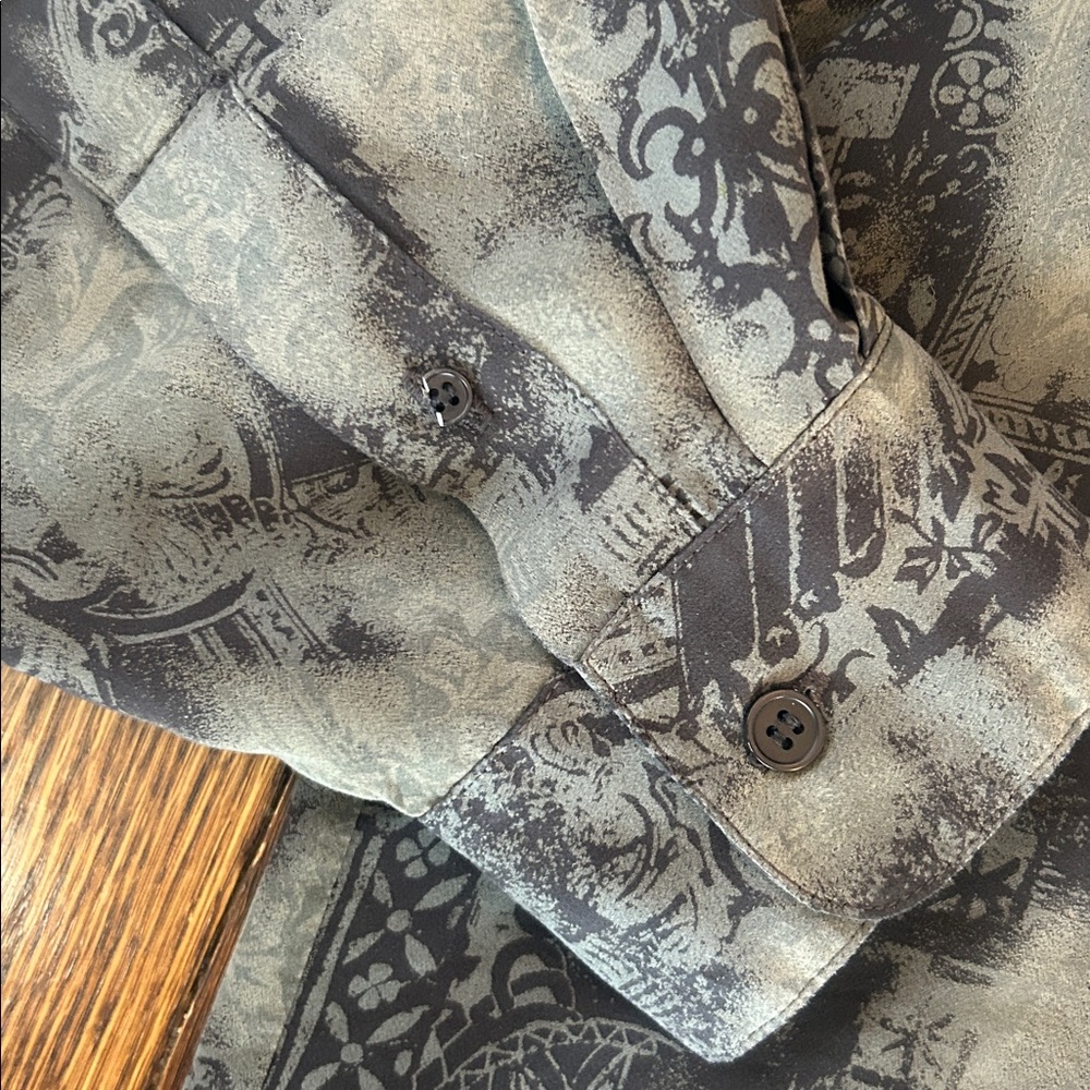 Vintage Y2K Tilley Maximalist Printed Shirt - Picture 8 of 10